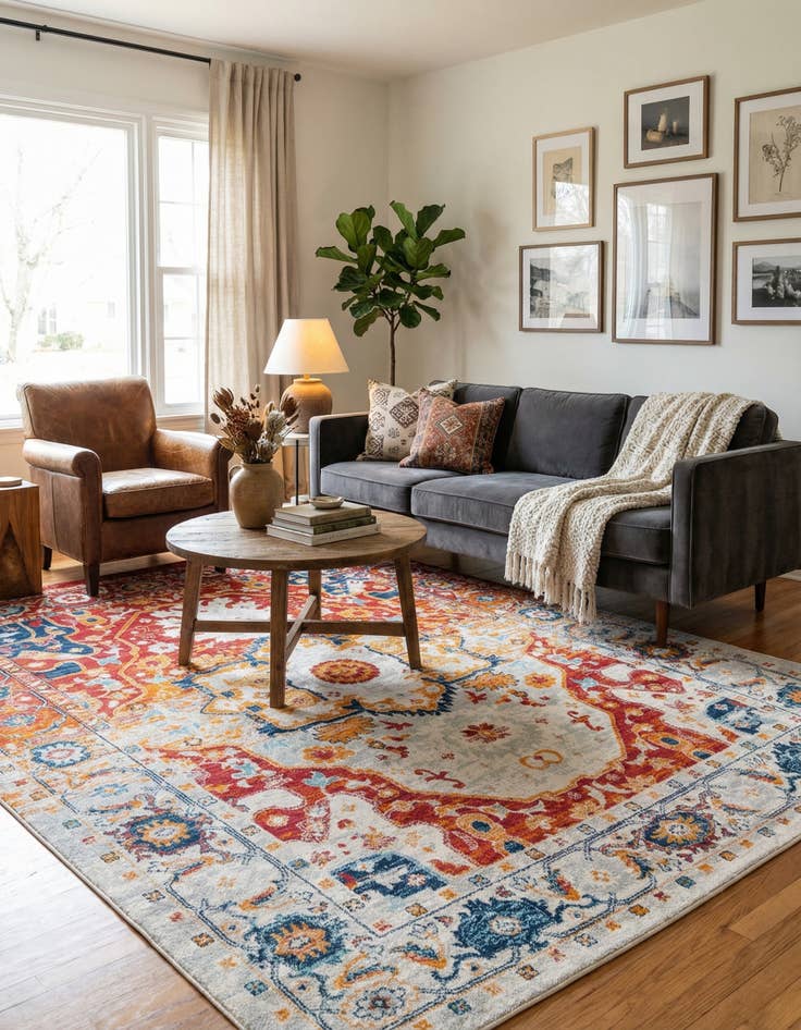 Detail image of  9' x 12' Madeline Vintage Rug