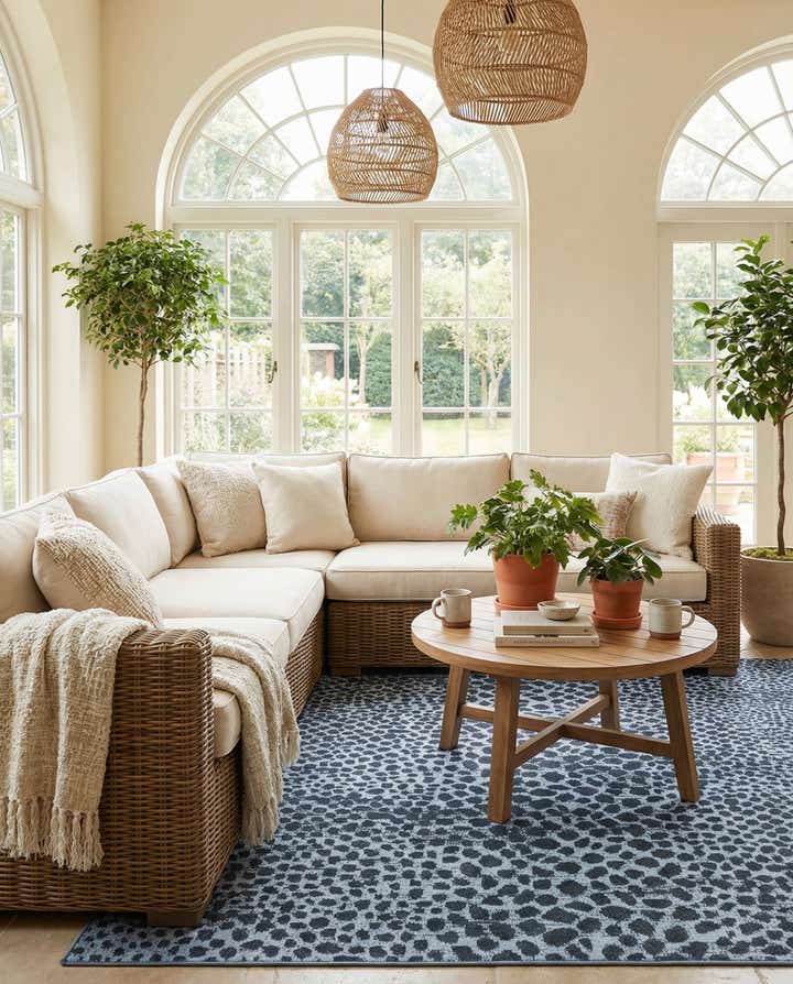 7' 10 x 7' 10 Kamala Washable Square Rug