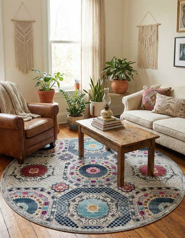 Budapest Round Rug