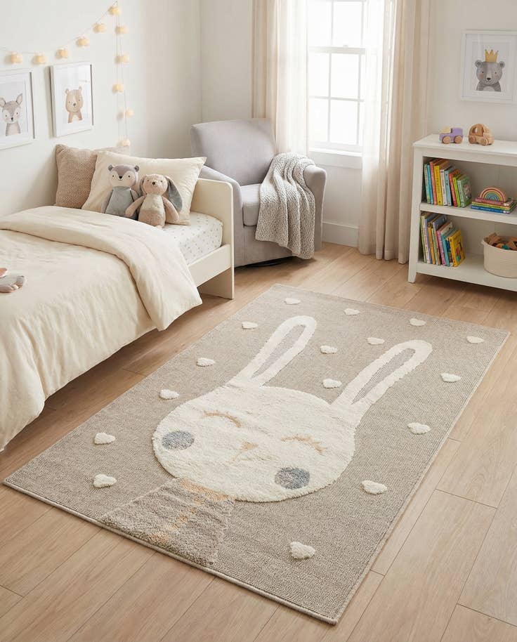 Detail image of 4' x 6' Whimsy Kids Rug