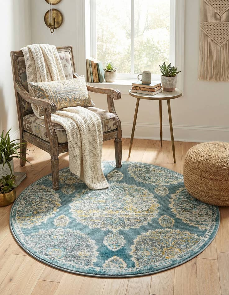 Detail image of  3' 3 x 3' 3 Paragon Round Rug
