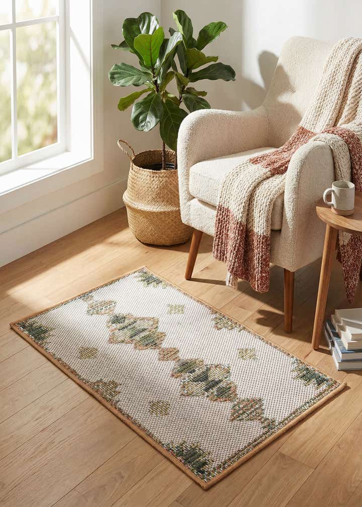 2' x 3' Easy-Clean Baja Indoor / Outdoor Rug
