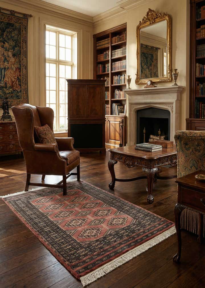 3' 2 x 5' Hand Knotted Bokhara Oriental Rug