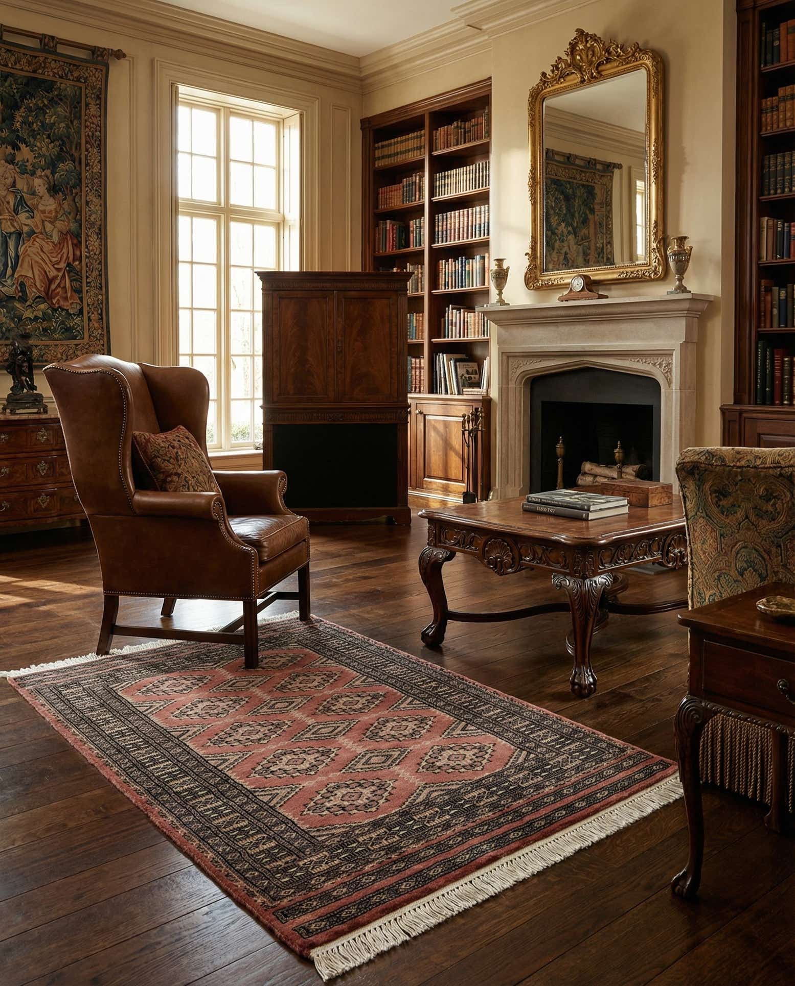 3' 2 x 5' Hand Knotted Bokhara Oriental Rug
