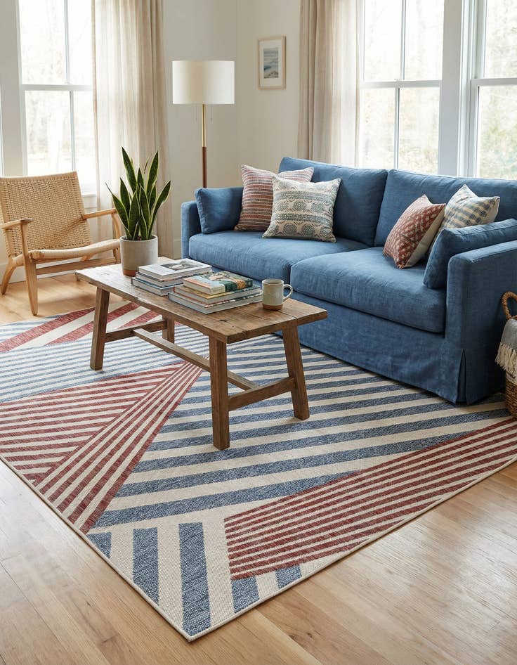 Detail image of  6' x 9'  Washable Jill Zarin Indoor / Outdoor Rug