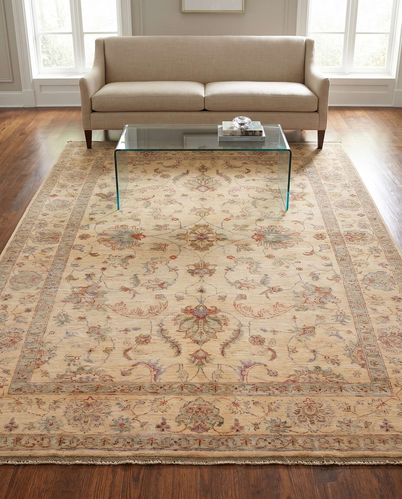 175cm x 250cm Hand Knotted Ziegler Rug