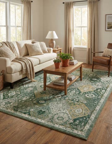 Green Madeline Rug