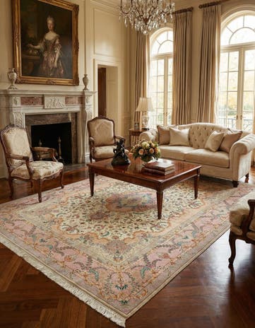 9' 10 x 13' Hand Knotted Tabriz Persian Rug