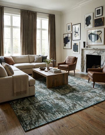 9' 7 x 12' 4 Hand Knotted Ultra Vintage Persian Wool Rug