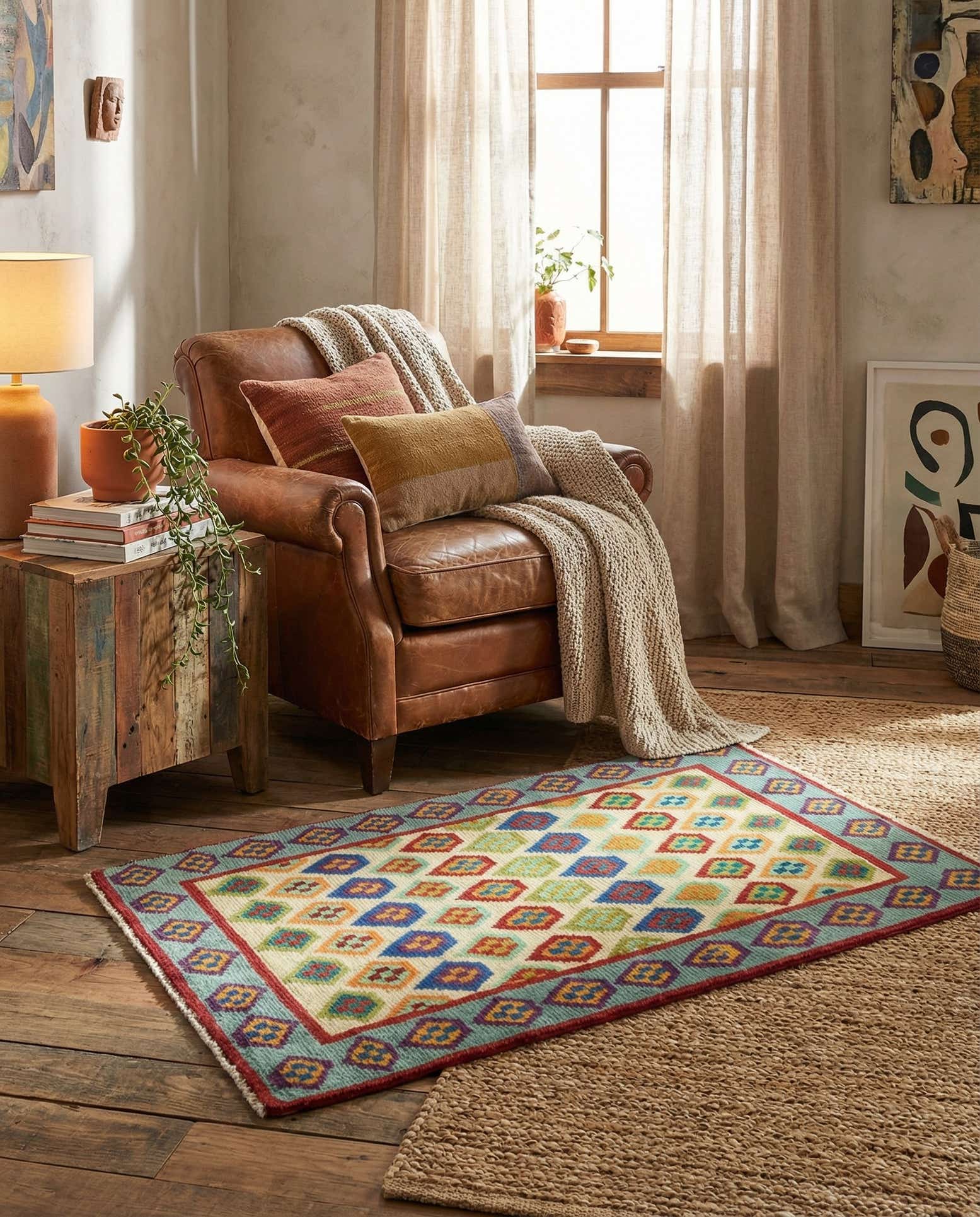 2' 9 x 4' Hand Knotted Balouch Rug
