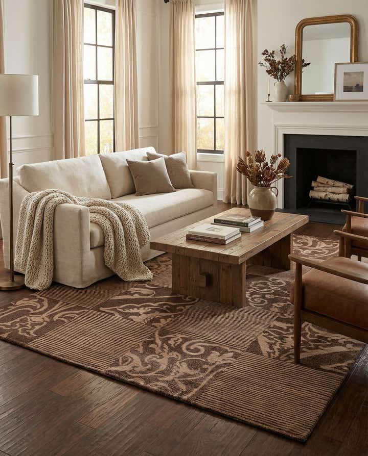 5' 9 x 8' 2 Hand Knotted Darya Wool Rug