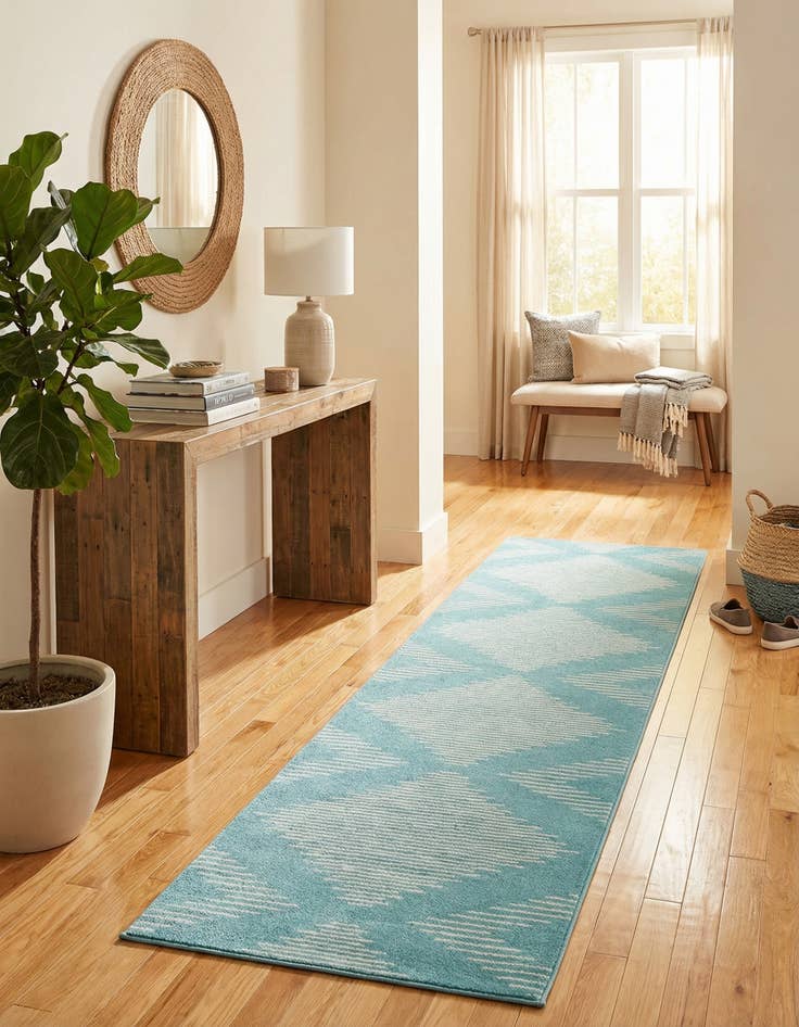 Detail image of 3' 3 x 14' Kai Runner Rug