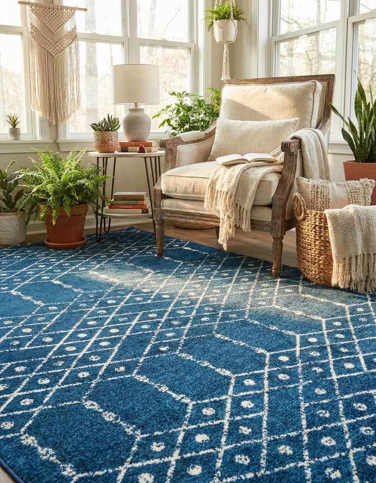 Detail image of 10' x 13' Paxon Trellis Rug
