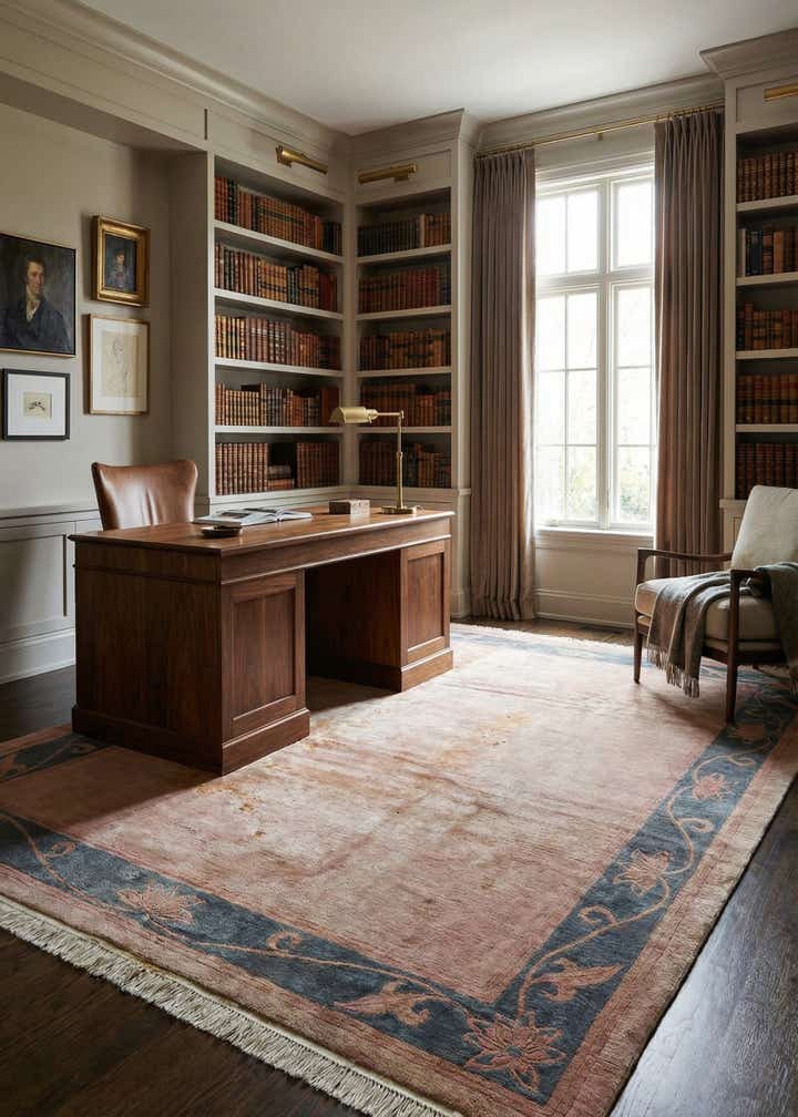 8' 4 x 11' 4 Hand Knotted Tibet Wool Rug