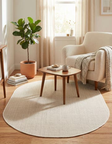 Beige SoHo Oval Rug