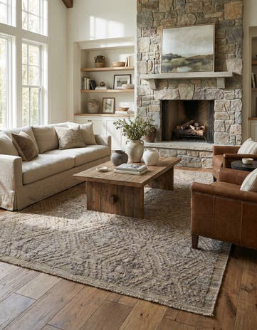 9' 2 x 12' 1 Hand Knotted Darya Wool Rug