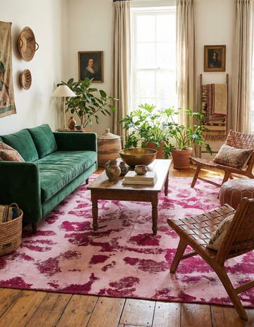 6' x 8' 8 Hand Knotted Ultra Vintage Persian Wool Rug
