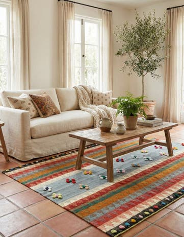 4' 6 x 5' 9 Jajim Rug