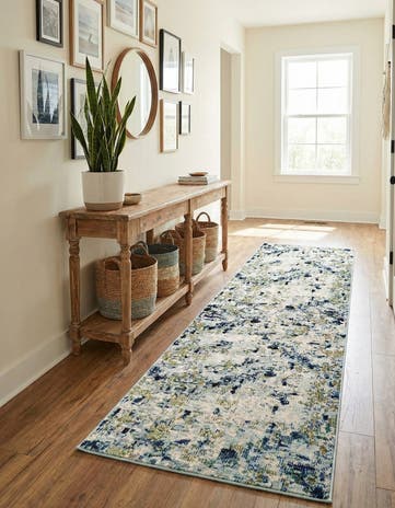 2' 7 x 10' Washable Theia Runner Rug