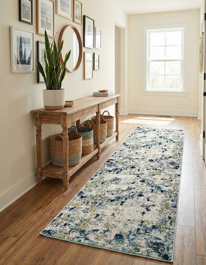 2' 7 x 10' Washable Theia Runner Rug