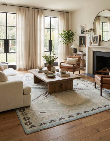 9' x 12' 6 Hand Knotted Moroccan Wool Rug