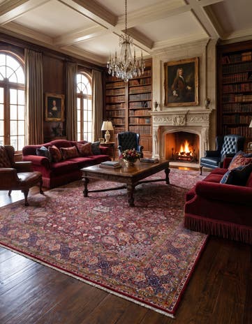 13' 6 x 24' 3 Kerman Rug