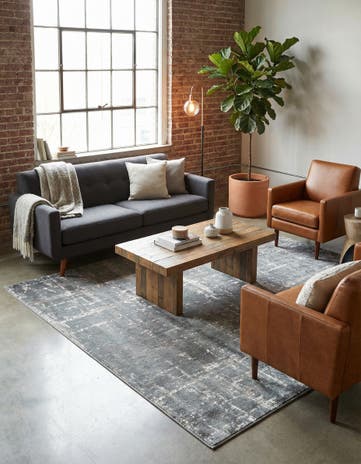 Jill Zarin Gray Uptown Lexington Avenue Rug