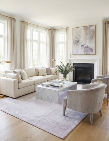 6' 6 x 9' 9 Hand Knotted Darya Wool Rug