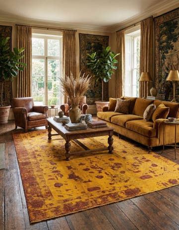 7' 3 x 10' 6 Vintage Royal Wool Rug