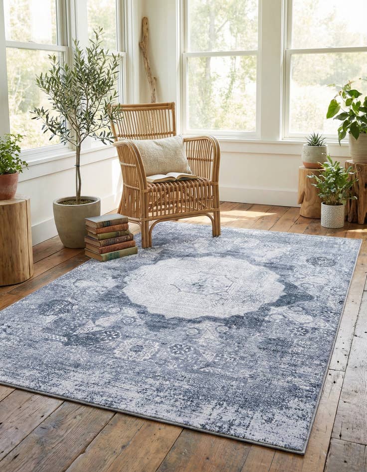 Detail image of 5' x 8' Washable Yara Rug