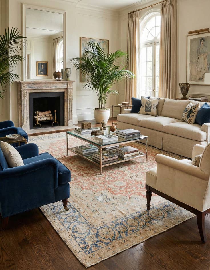 Detail image of  9' 7 x 12' 8  Hand Knotted Ultra Vintage Persian Wool Rug