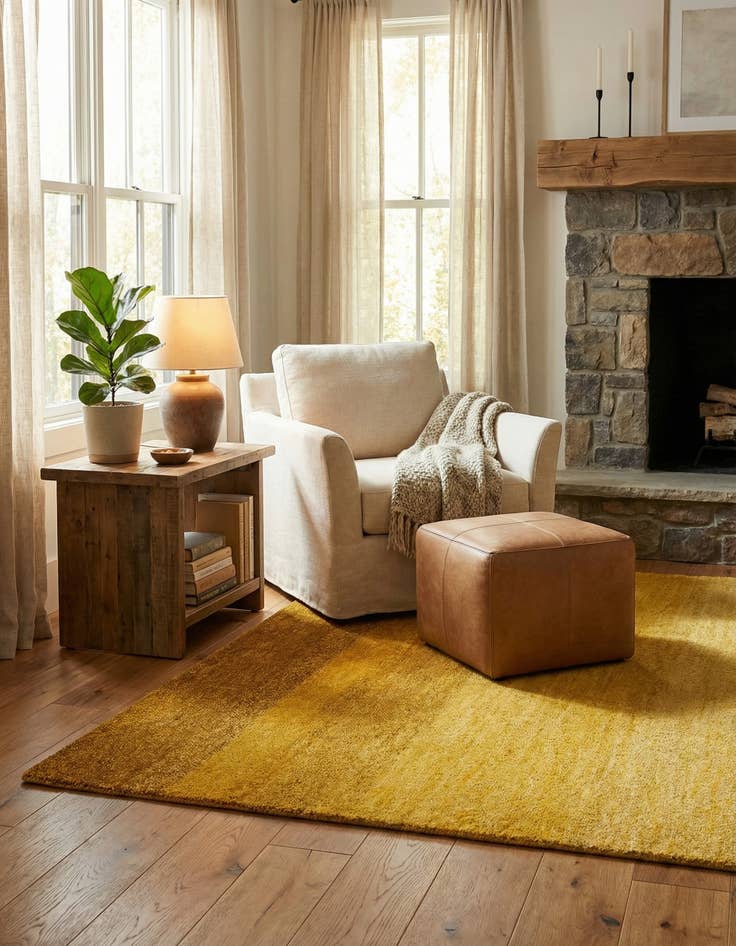 Detail image of 2' 6 x 4' 9  Hand Knotted Kashkuli Gabbeh Wool Rug