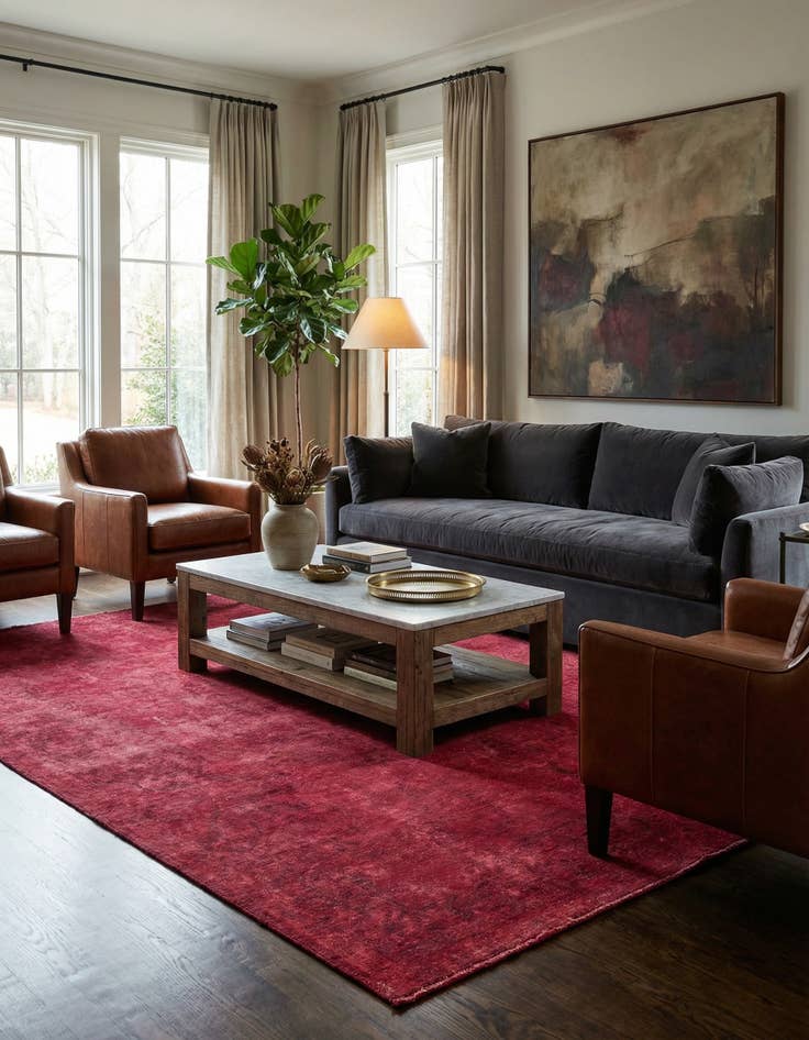 Detail image of 7' 5 x 10' 3  Hand Knotted Ultra Vintage Persian Wool Rug