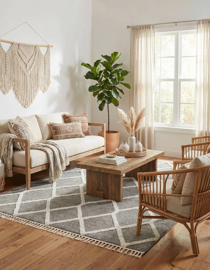 Detail image of  9' 6 x 14' 3 Boho Rug