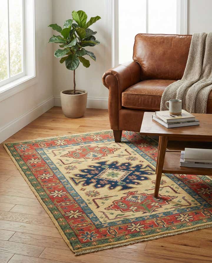 2' 10 x 4' 1 Hand Knotted Kazak Rug