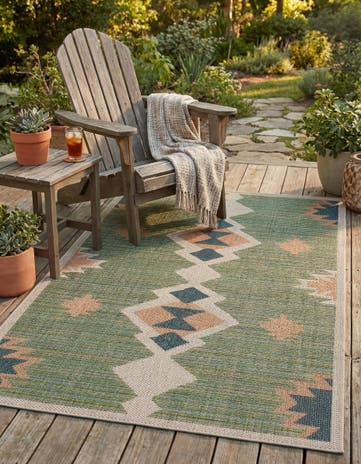 4' x 6' Easy-Clean Baja Indoor / Outdoor Rug