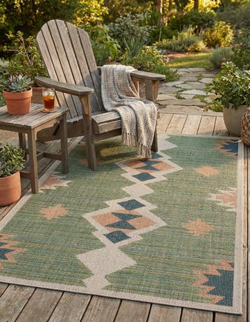 4' x 6' Easy-Clean Baja Indoor / Outdoor Rug