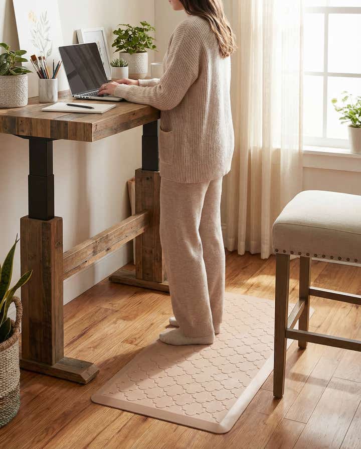 60cm x 150cm Solid Trellis Comfort Mat