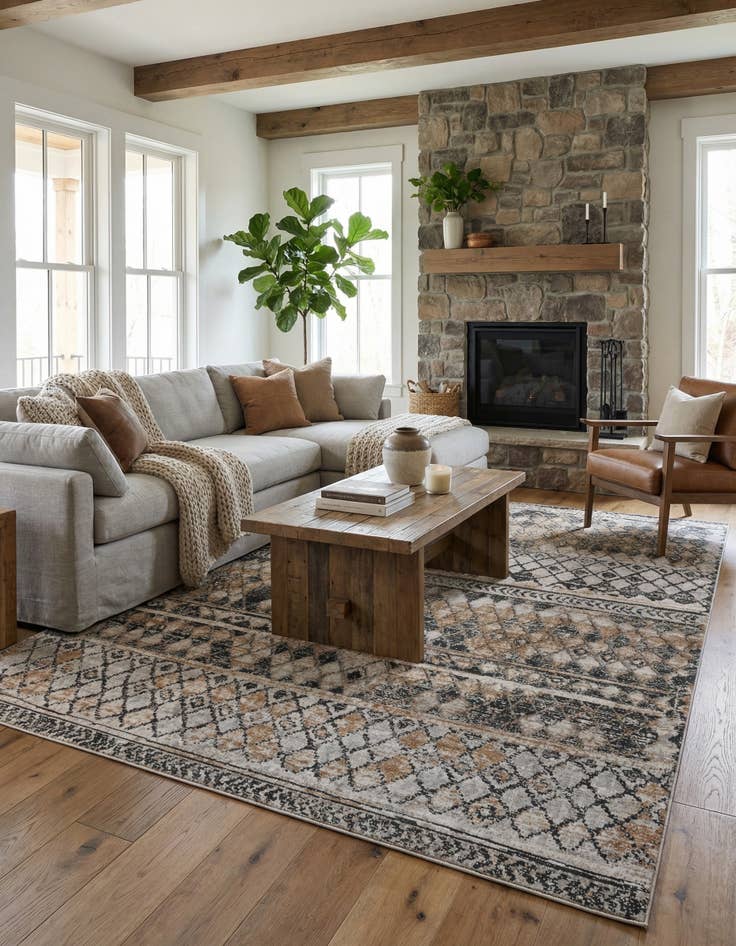 Detail image of 10' x 13' Leipzig Rug