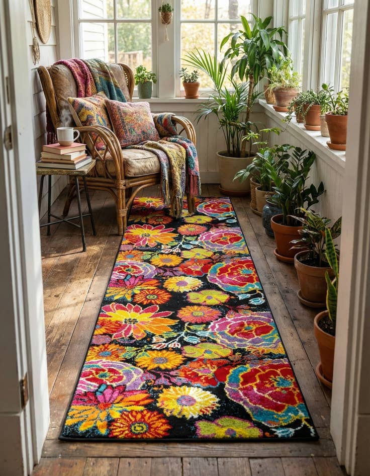 Detail image of 2' 7 x 12' Florence Runner Rug