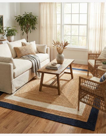 7' 10 x 7' 10 Handmade Braided Jute Square Rug