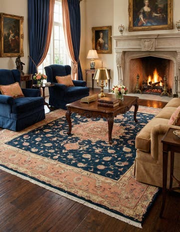 8' 3 x 9' 8 Tabriz Rug