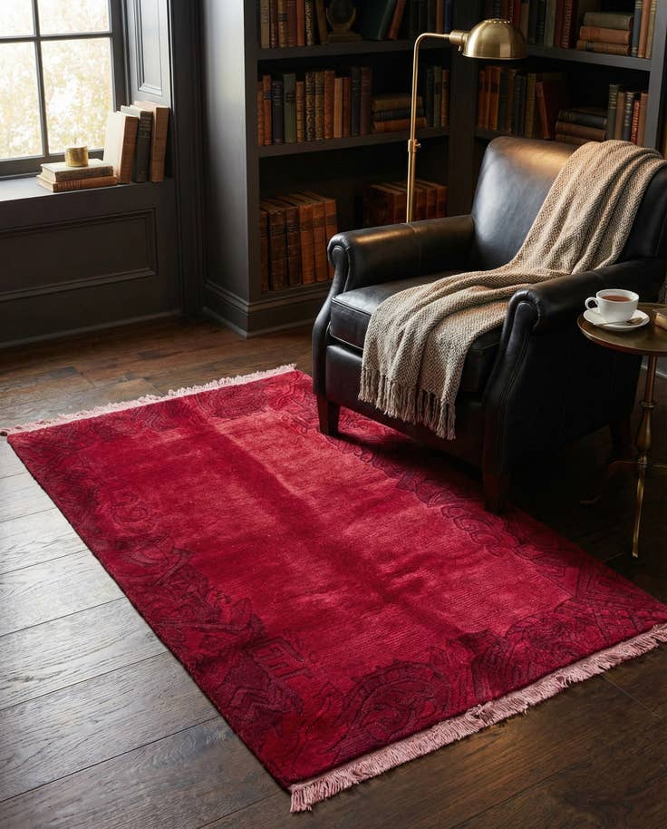 Detail image of 3' 1 x 5' 4 Hand Knotted Nepal Wool Rug