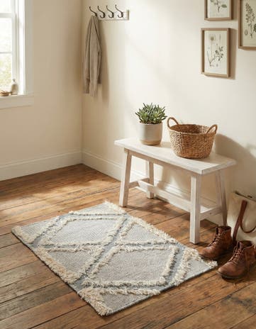 2' 2 x 2' 10 Hand Woven Arizona Wool Rug