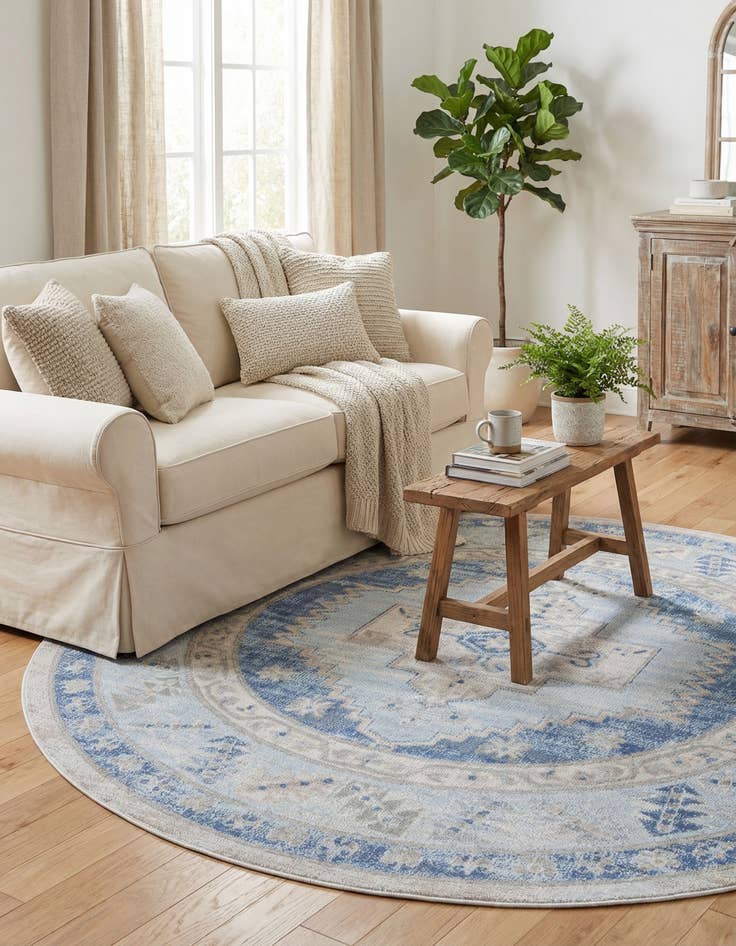 Detail image of  5' x 5' Whitney Round Rug