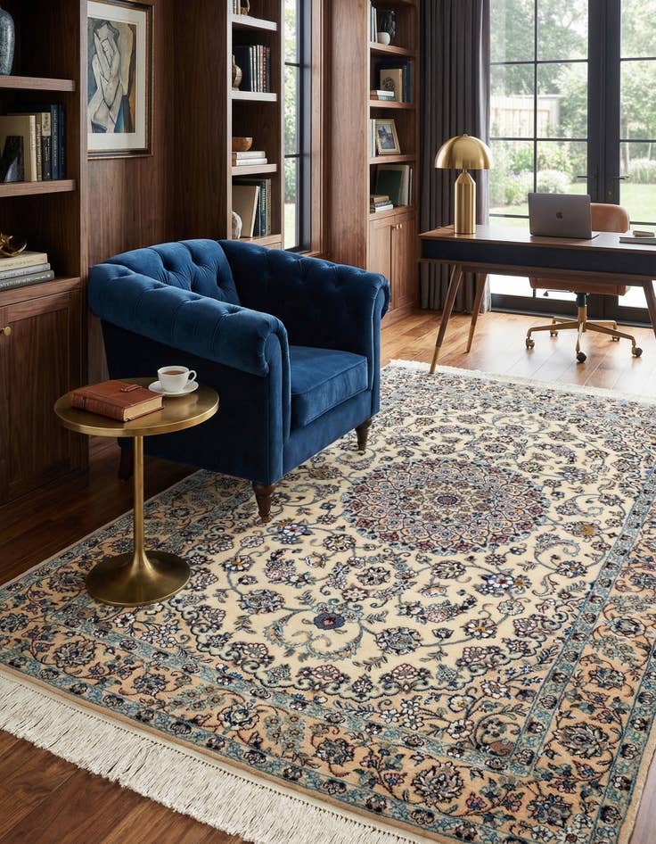 Detail image of 4' 2 x 6' 3 Nain Rug