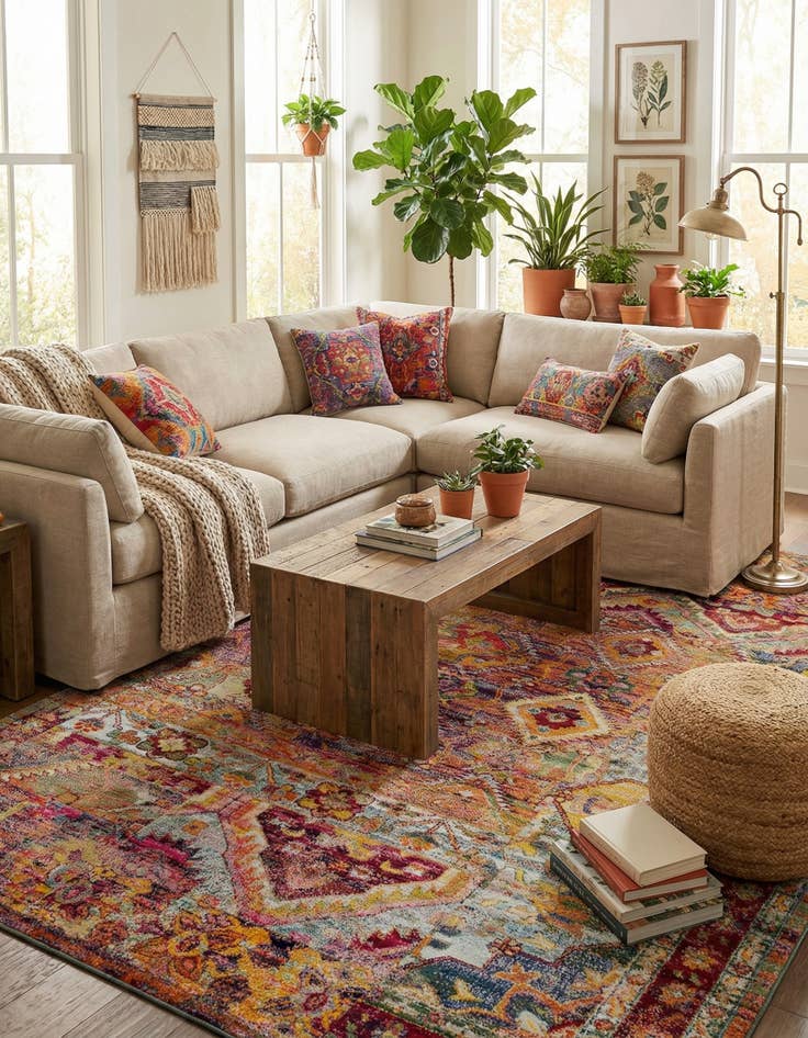 Detail image of 10' 6 x 16' 5  Washable Alta Rug