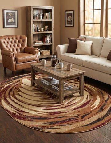 7' 10 x 10' Cafe Oval Rug