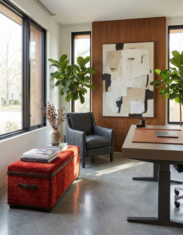 Detail image of 1' 6 x 3' 1  Hand Knotted Furniture Trunk