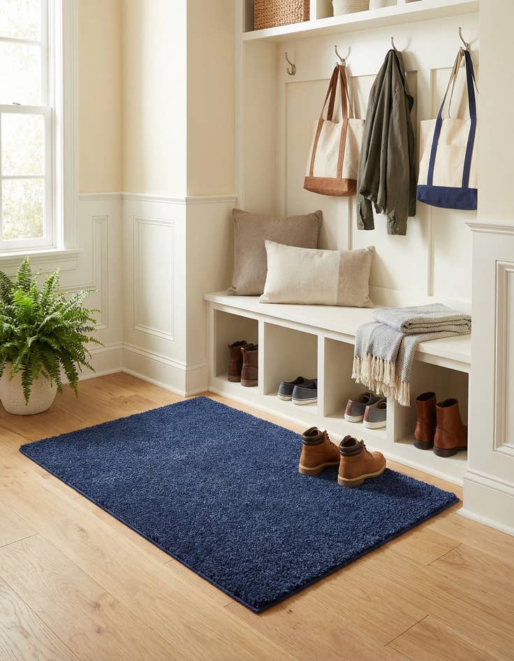 Detail image of  3' 3 x 5' 3 Solid Frieze Rug